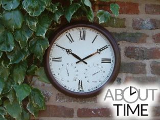 Horloge d'Extérieur Tradition - Thermomètre Hygromètre – 38 cm - About Time™